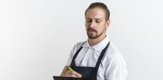 Jak wygląda zapaska kelnerska